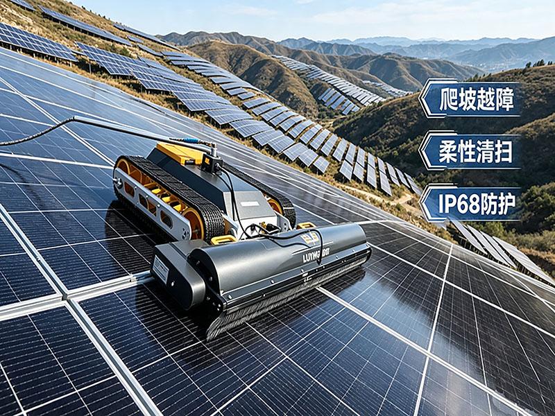 山东光伏清洗设备源头工厂盘点｜地面光伏电站运维采购参考