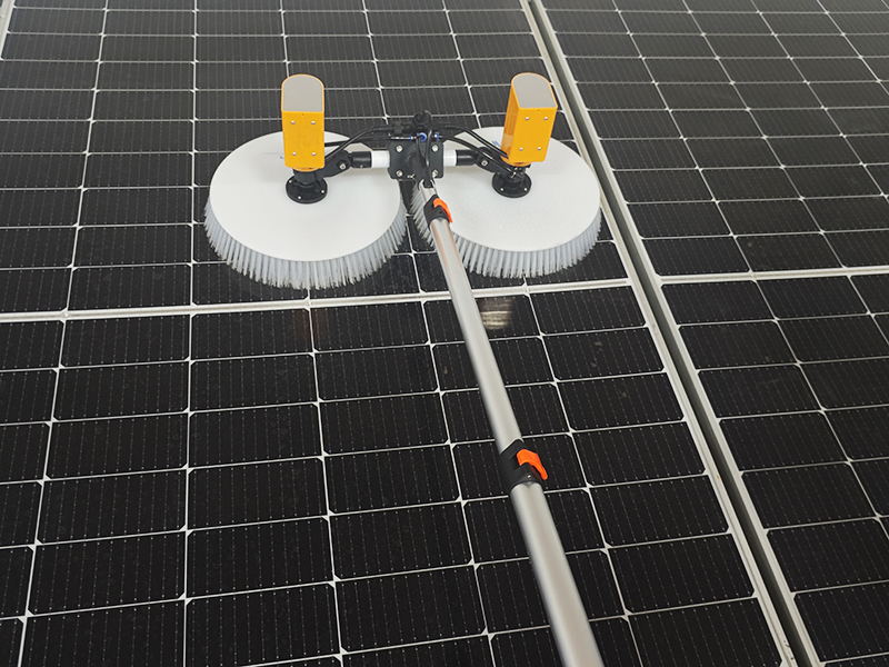 Double head disc electric cleaning machine